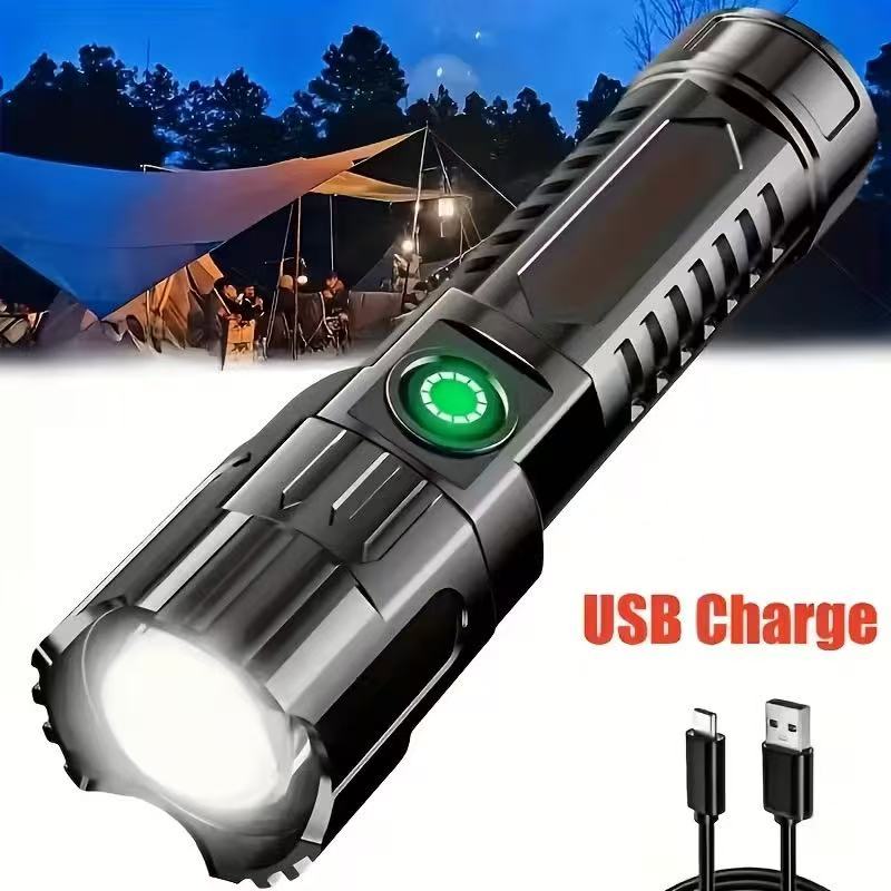 Fish Finder Battery - 새로운 고출력 LED 손전등 USB 충전식
