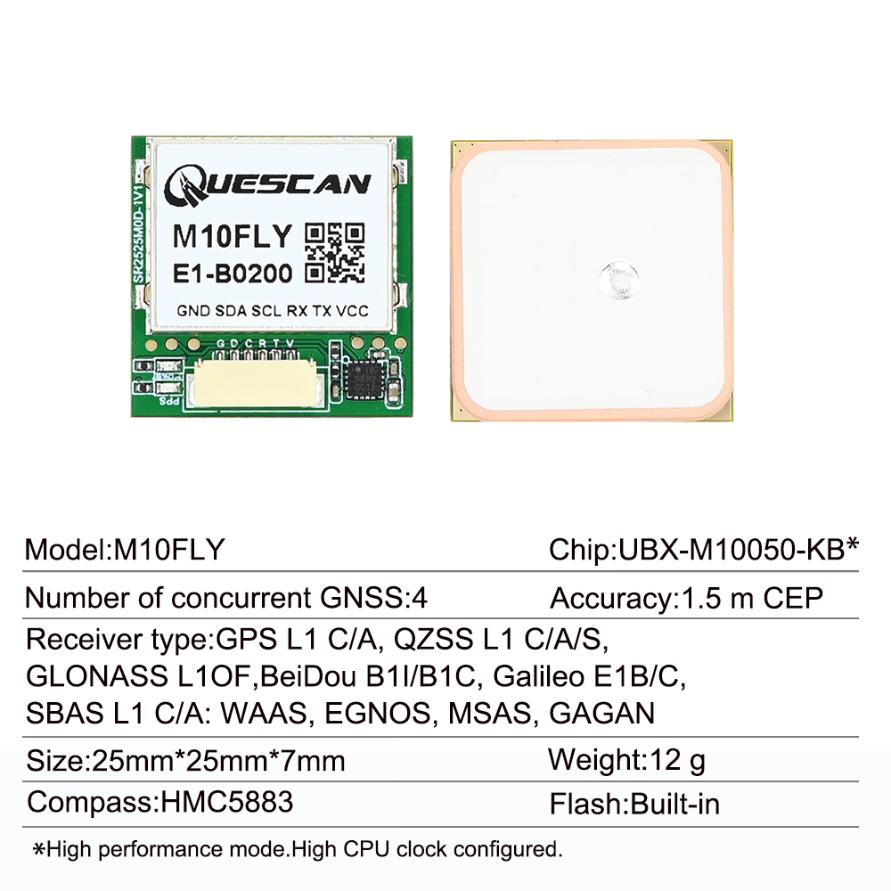 Quescan 25mm * 25mm M10FLY 10H - Fishing Gps 리뷰 및 가격