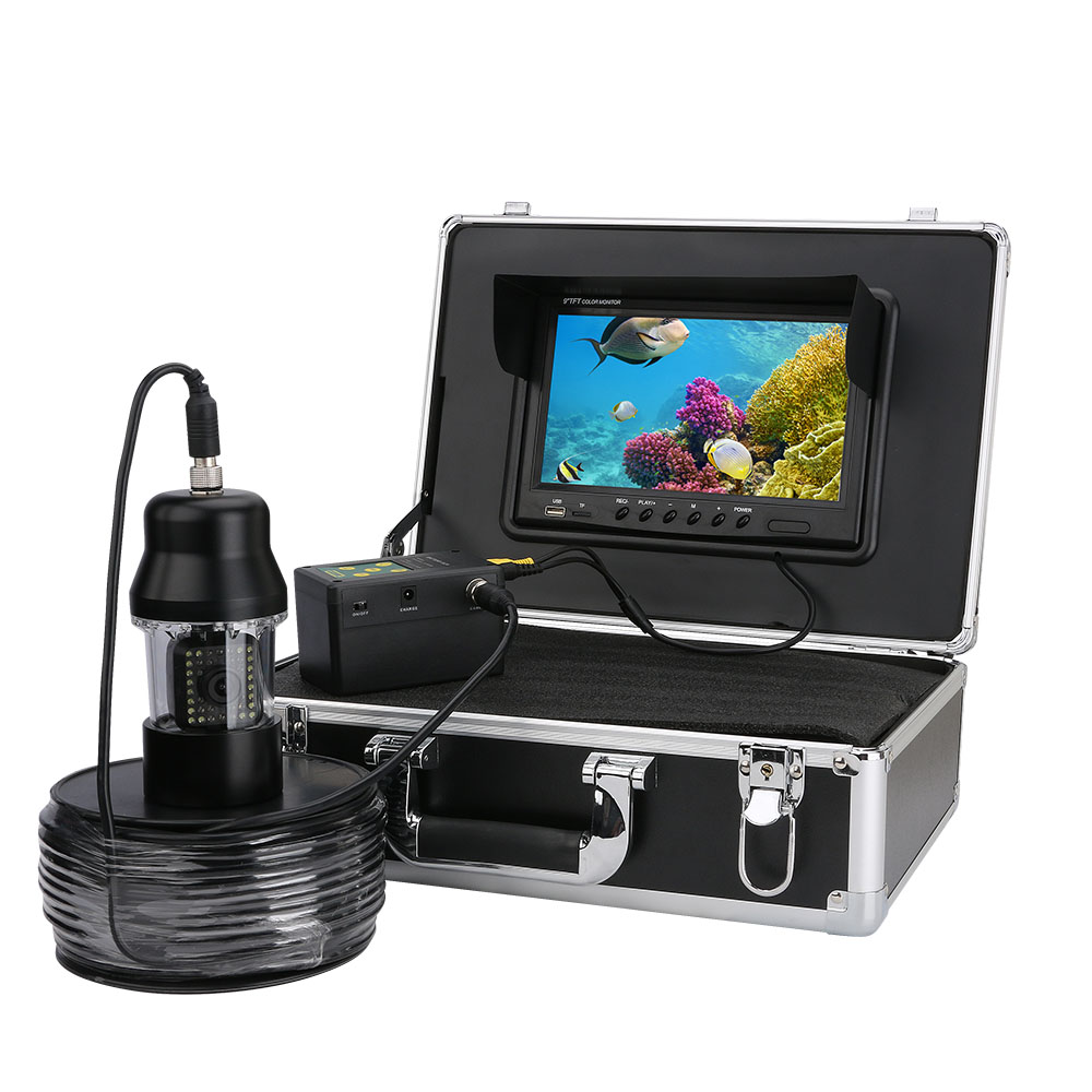 9인치 DVR 레코더 100m 수중 낚시 비디오 카메라 - Fishing Camera 리뷰 및 가격