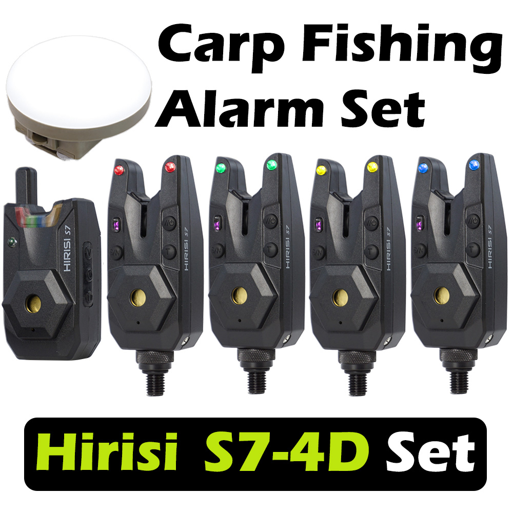 히리시 S7-4D 무선 잉어 낚시 입질 알람 세트 방수 - Fish Alarm 리뷰 및 가격